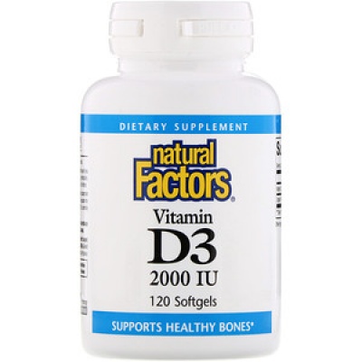  Natural Factors  D3 2000 ME 120 